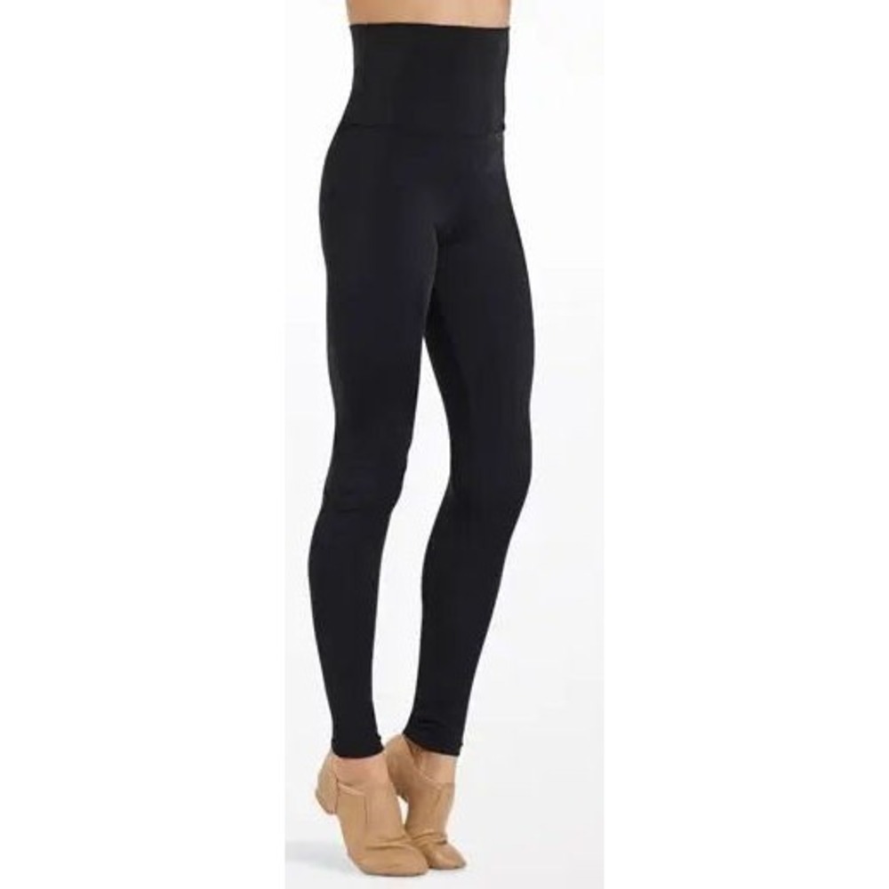 Weissman Dancewear Adult HIgh Rise Full Length Leggings MT12465 - Black - MA
